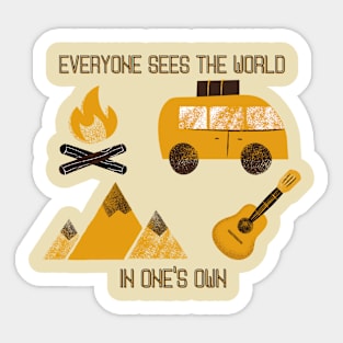 Camping Sticker